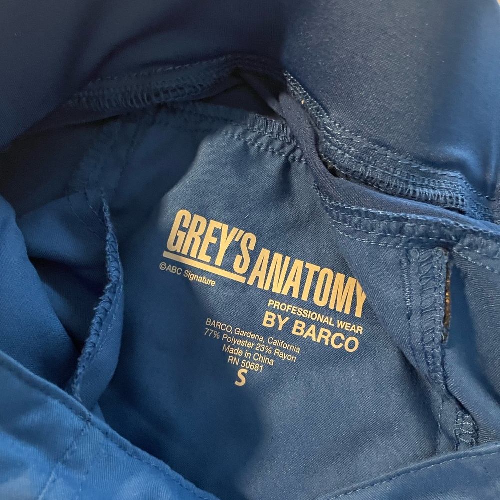 Grey's Anatomy Blue Scrub Top and Pants